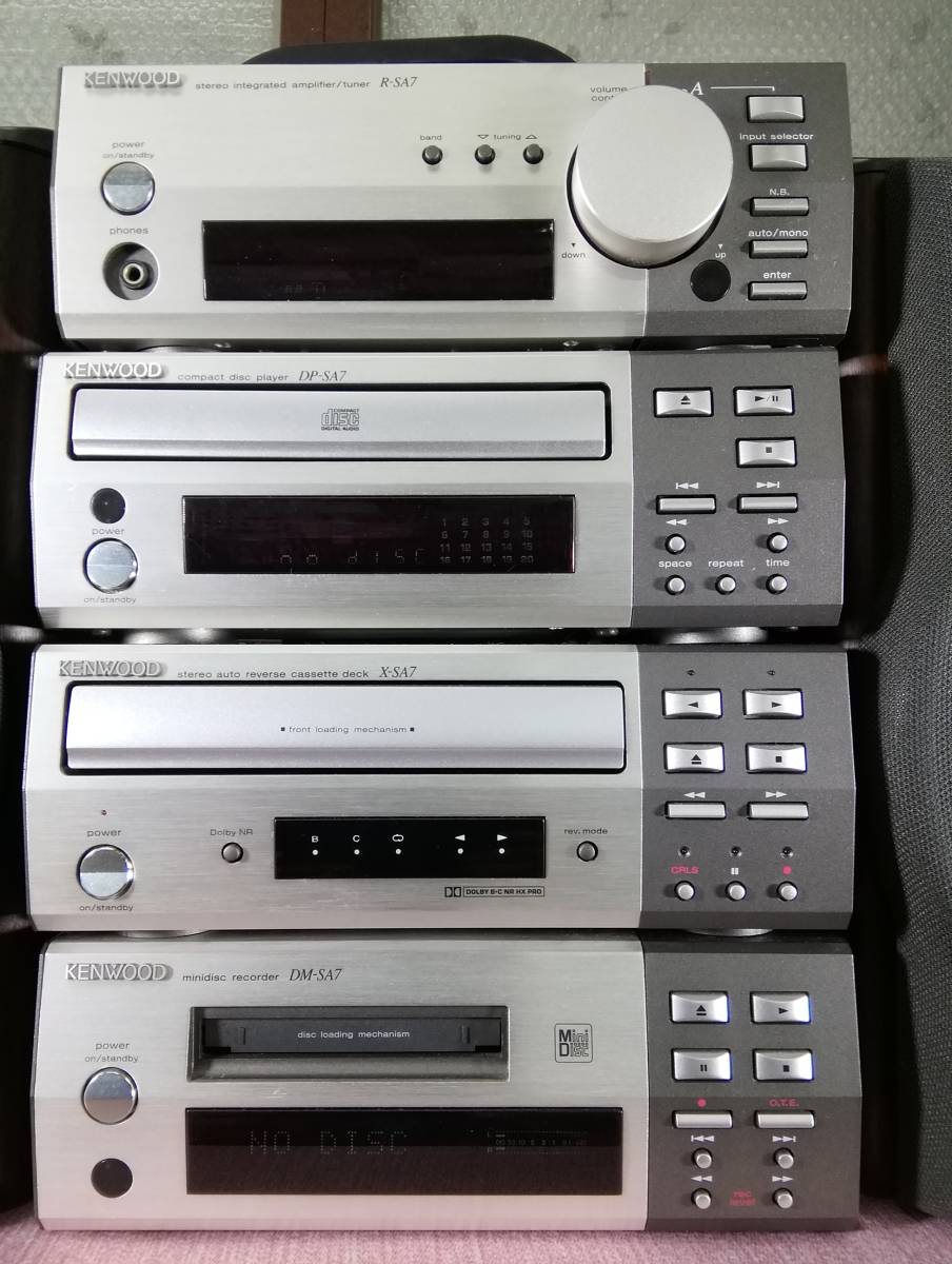 KENWOOD ケンウッド R-SA7 / DM-SE7 / アンプ／チューナー/MDデッキ