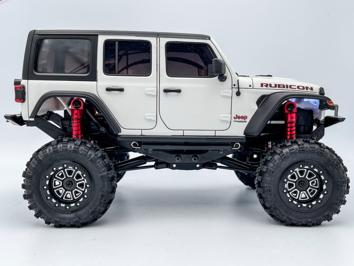 RGTタイヤ+真鍮ハブ+ABS ミニッツ 4x4 ジムニー 10mmリフト