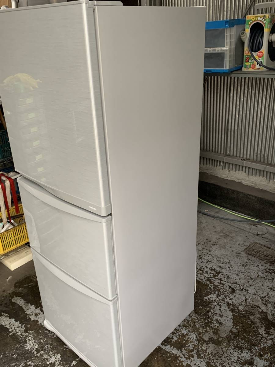 東芝 大型冷蔵庫 340L GR-34ZY 3ドア 2012年製