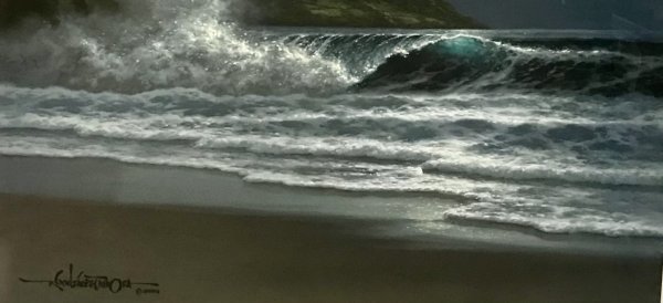 ロイ.ゴンザレス.タボラ　ハワイ　 絵画 真作 風景画 アート 美術品　ハワイ海 m83577393174_1.jpg?1749105286