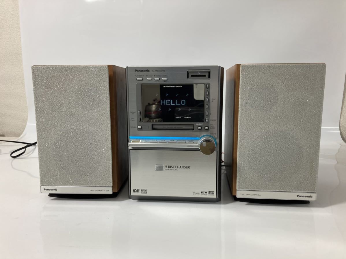 コンポ パナソニック SA-PM910DVD SD MD Panasonic - Panasonic DVD CD