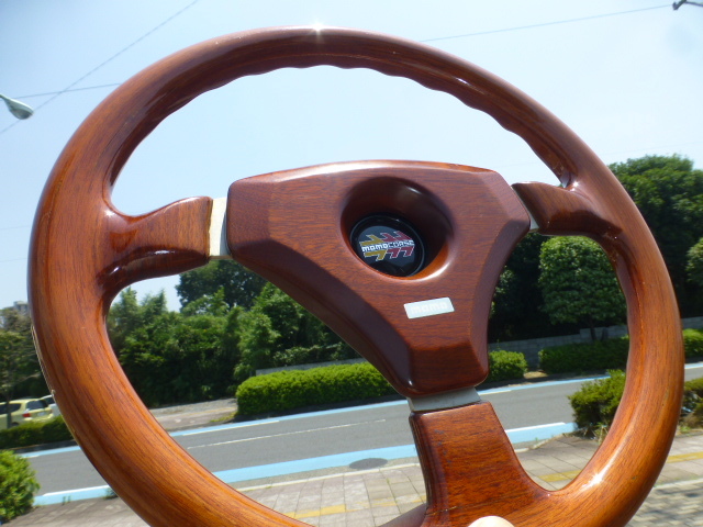 当時物 ナルディ ウッドハンドル ステアリング 36パイ 71 Y30 クラウン