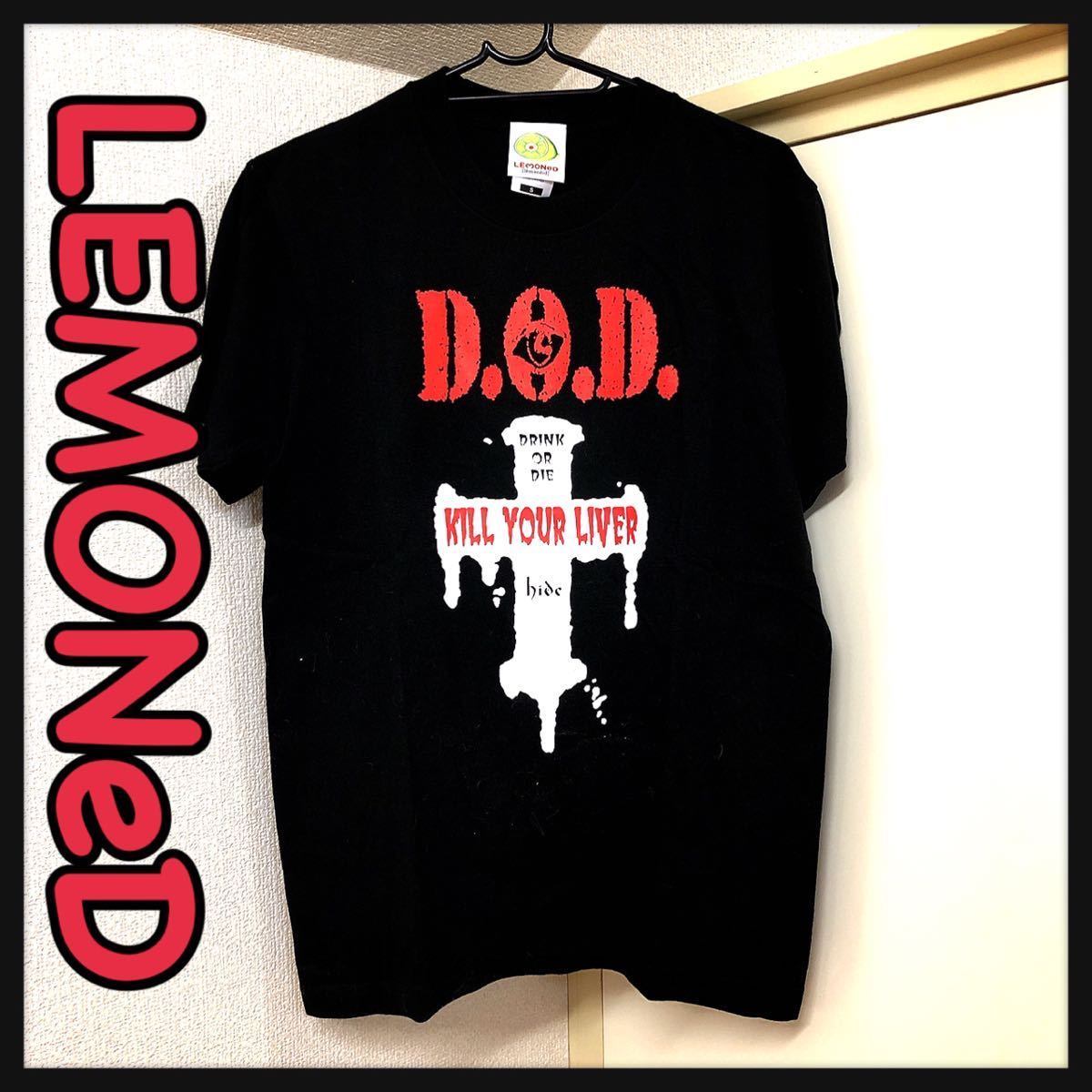 ⭐︎hide⭐︎D.O.D Tシャツ〈HEADWAX〉 hide D.O.D Tシャツ