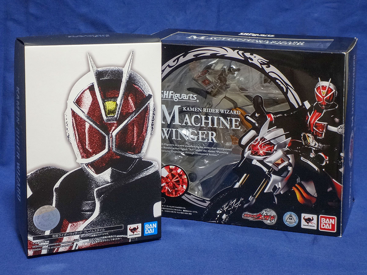 S H Figuarts 真骨彫製法 仮面ライダー ウィザード フレイムスタイル マシンウィンガー セット バンダイ Bandai フィギュアーツ 真骨頂 の落札情報詳細 ヤフオク落札価格情報 オークフリー スマートフォン版