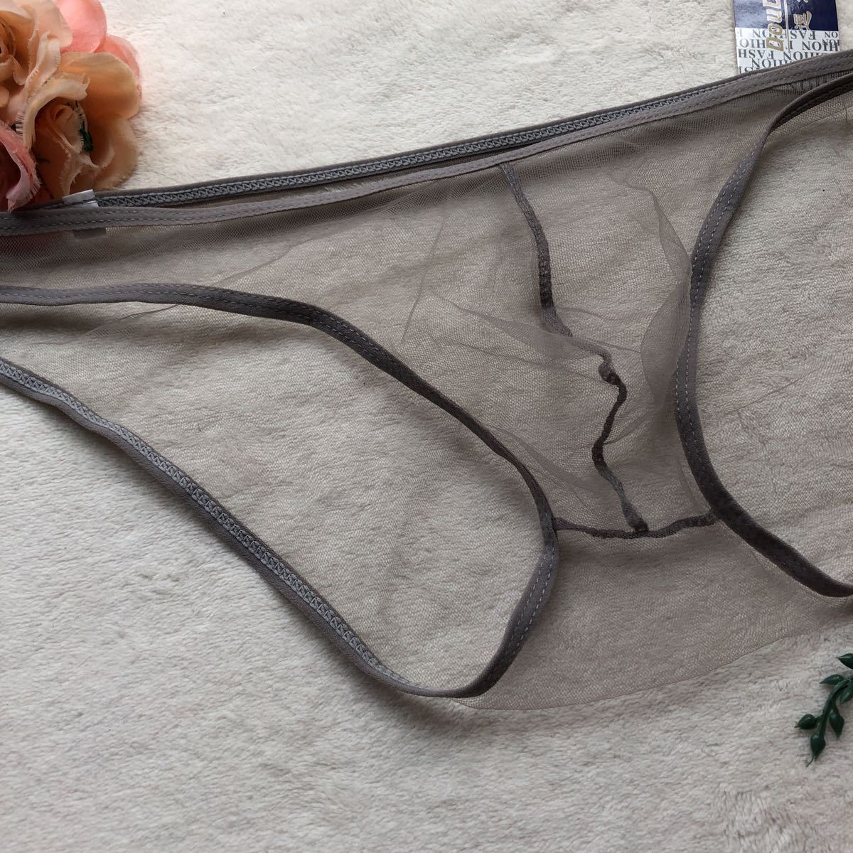 スケスケビキニ 新品】新品 メンズ XLサイズ ワイルド グレー 男前 シースルー レース スケスケ ビキニ ブリーフ ショーツ アンダーウェアの落札情報詳細 -  Yahoo!オークション落札価格検索 オークフリー