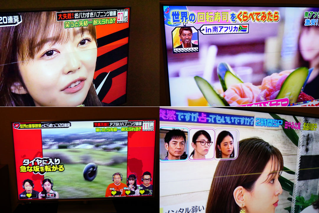 Panasonic 液晶テレビ：TH-L42DT60 画面に線が入ります。ジャンク品