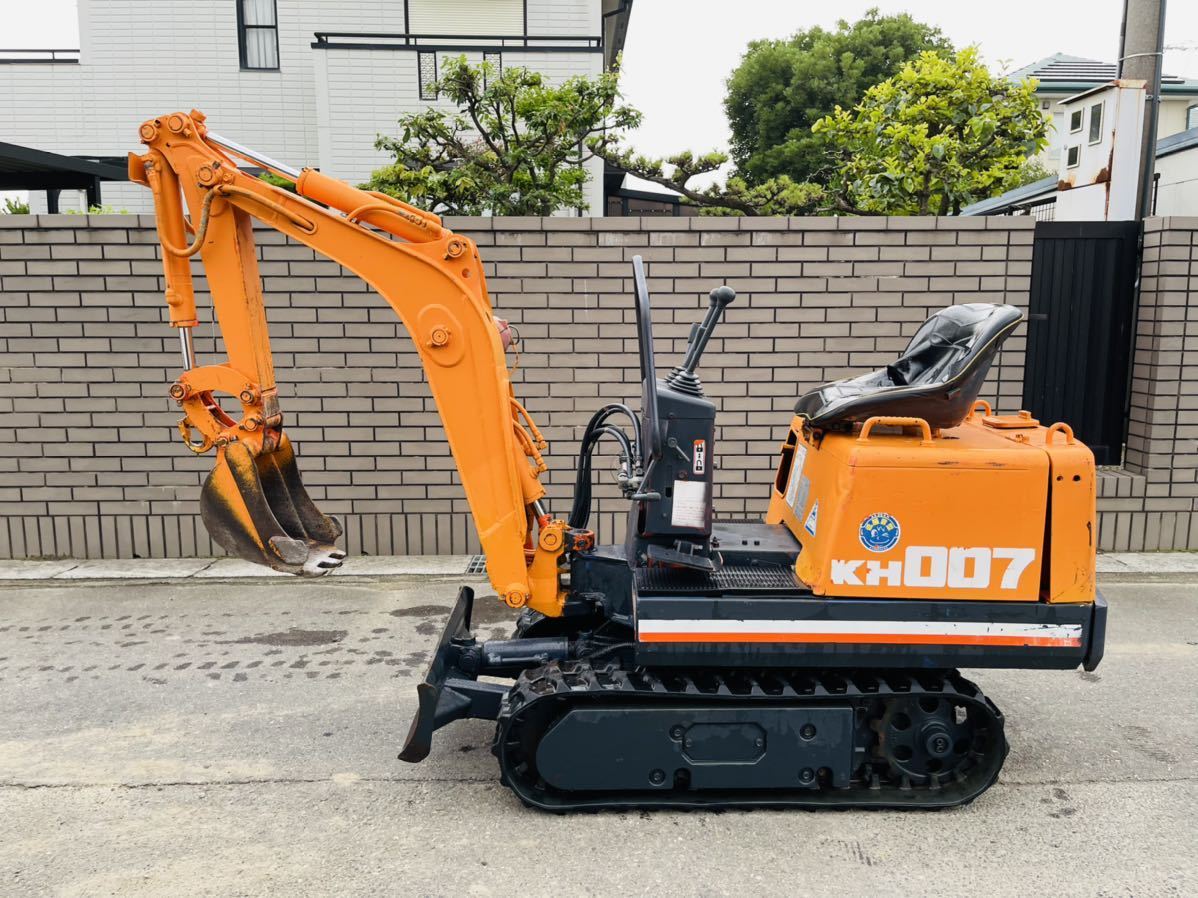 クボタ ミニユンボ KH－007 縦旋回 福島県