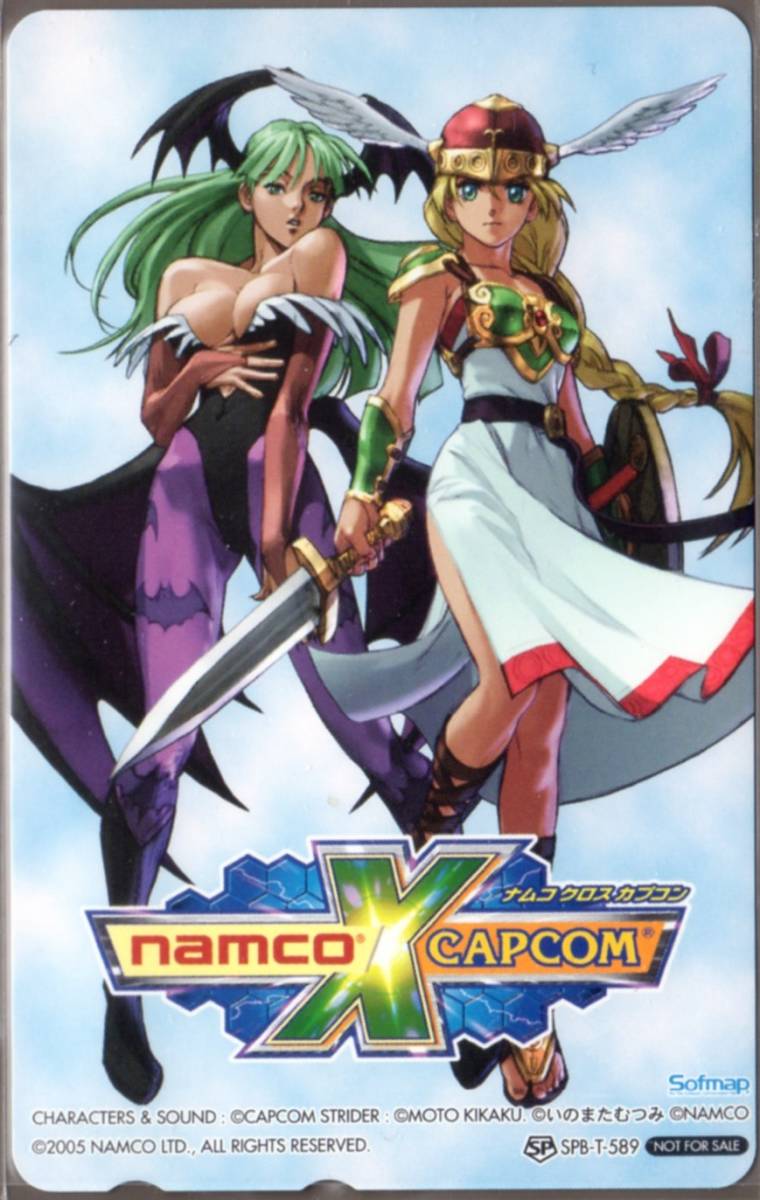 新品】NAMCO x CAPCOM テレカ ナムコクロスカプコン モリガン