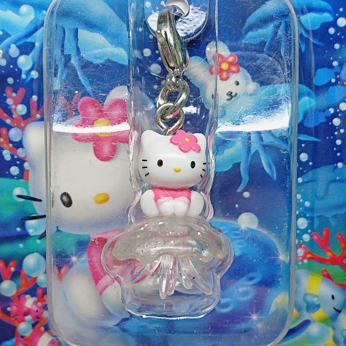 激レア！未使用未開封！ハローキティストラップ 水族館限定くらげ2004 激レア！未使用未開封！ハローキティストラップ 水族館限定