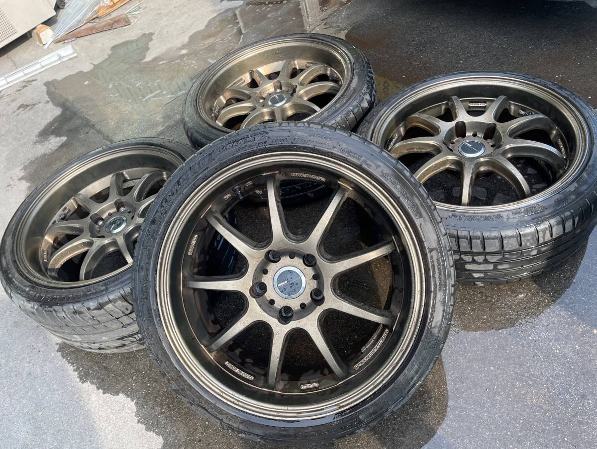 WORK EMOTION D9R 18インチ 8.5 9.5 +35 PCD120 5H 225 40 18 255 35 