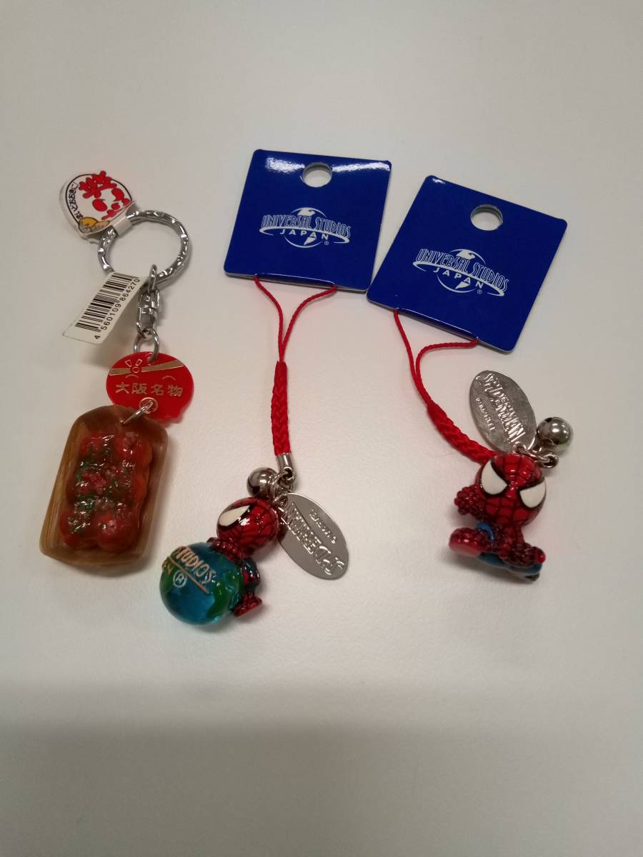00 送料無料 スパイダーマン ご当地 ストラップ かわいい ユニバーサルスタジオジャパン キャラクター お得 お土産 大阪 たこ焼き 小物 の落札情報詳細 ヤフオク落札価格情報 オークフリー スマートフォン版