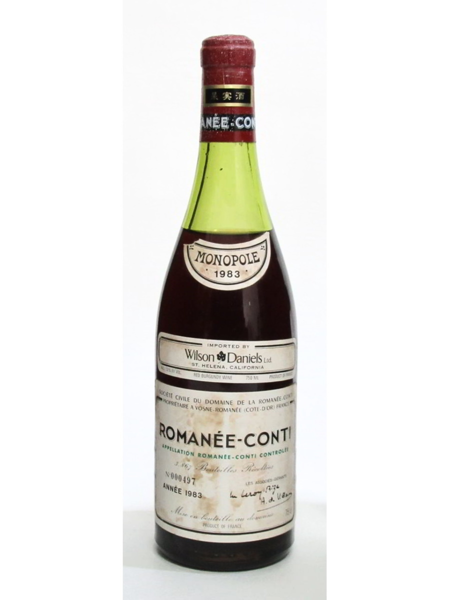 空き瓶】DRC ロマネコンティ 1966 空瓶