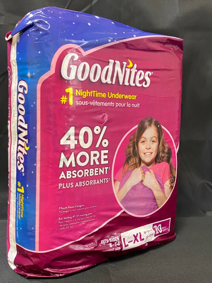 未使用に近い】【激レア】旧Goodnites 女の子 海外おむつ トレーニング