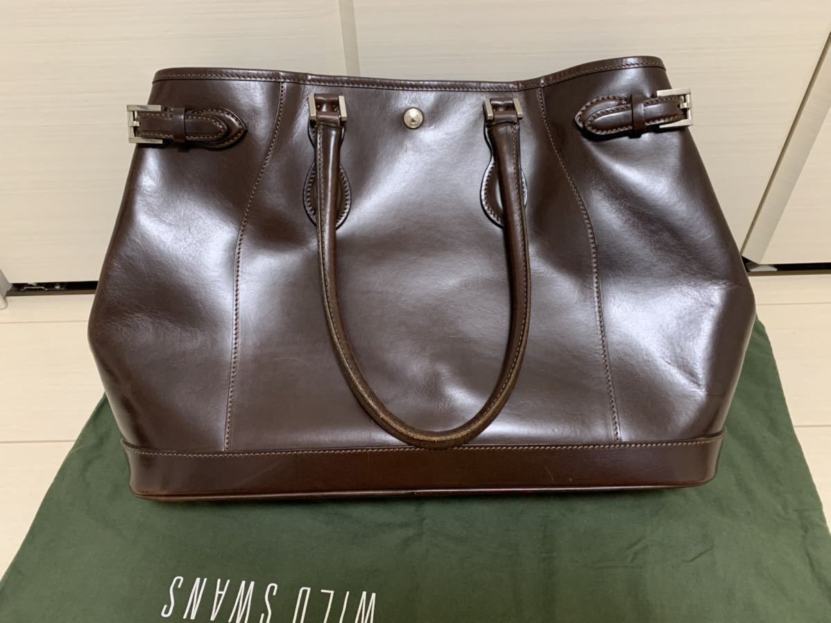 人気特価激安 ドラッカー ワイルドスワンズ Wildswans 黒 サドルプルアップ バッグ トートバッグ