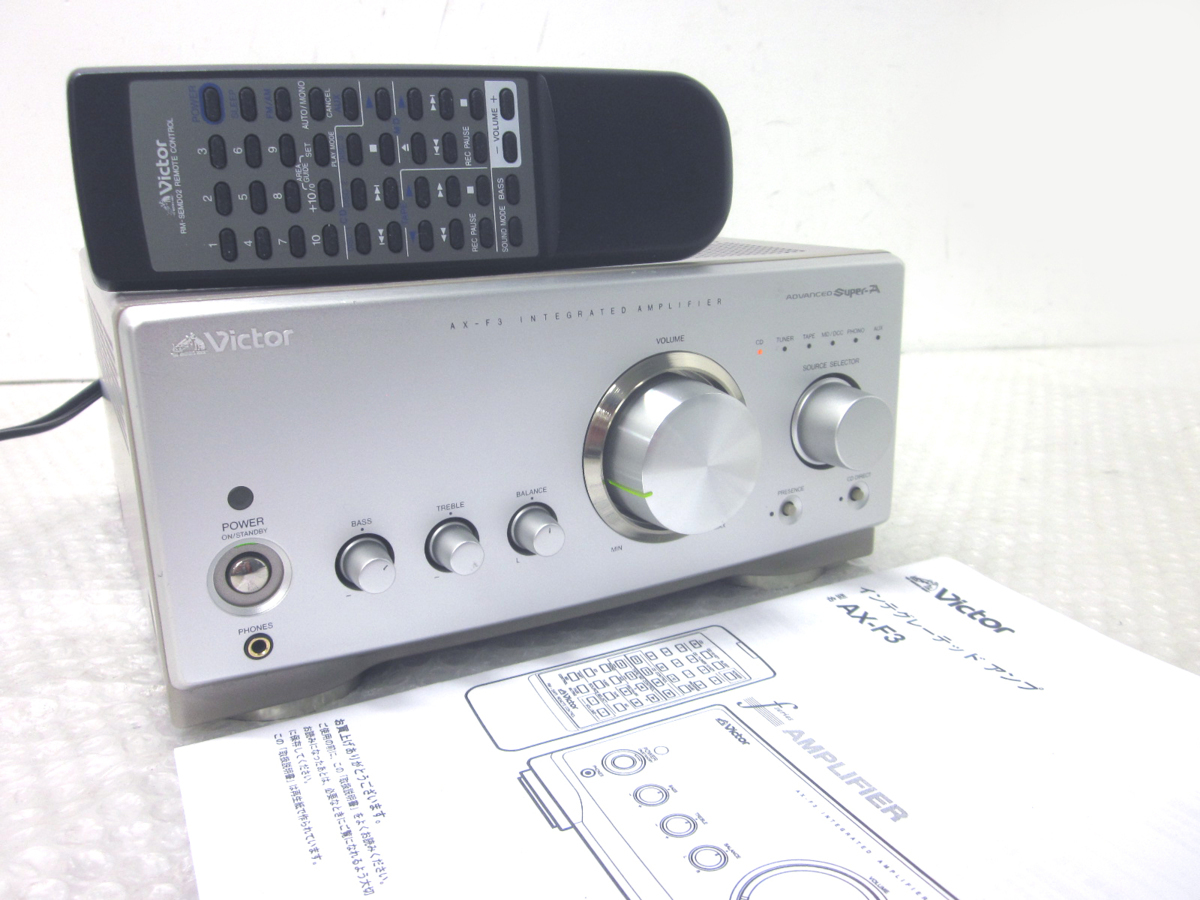 お値下げ！Victor ビクター AX-V1-N XL-v1アンプセット - メルカリ