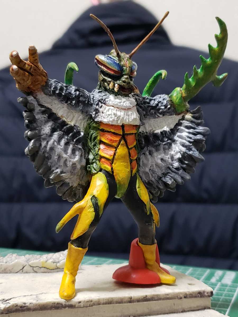 傷や汚れあり】HG仮面ライダー怪人ガチャ 改造リペイント完成品 仮面
