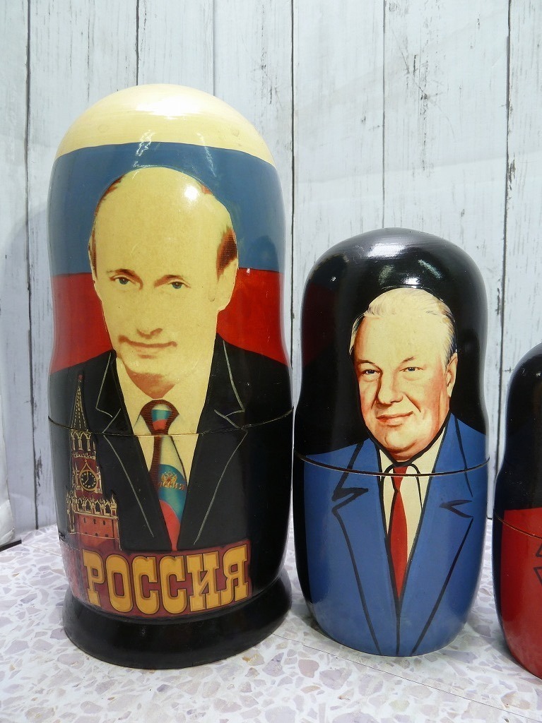 ソ連、ロシアの政治指導者　マトリョーシカ ソ連、ロシアの政治指導者 マトリョーシカ - メルカリ