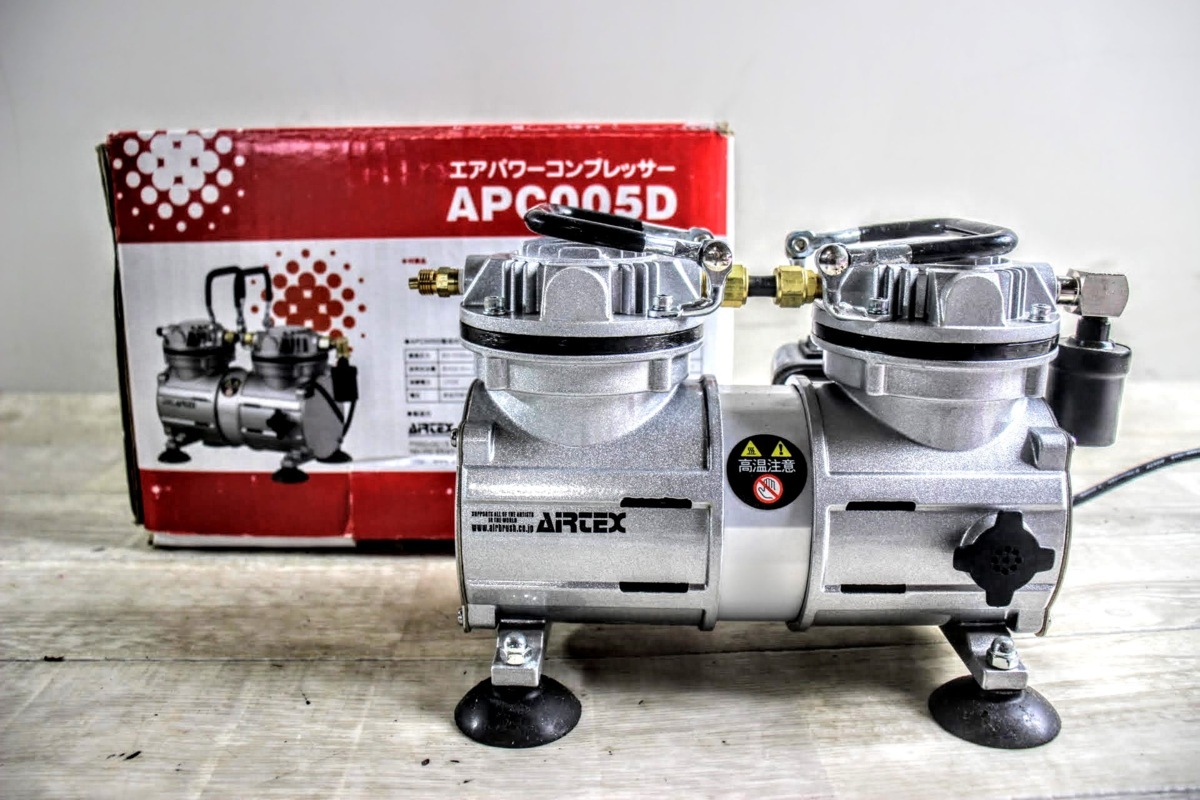 エアテックスコンプレッサーminimo・エアーブラシセット エアテックス