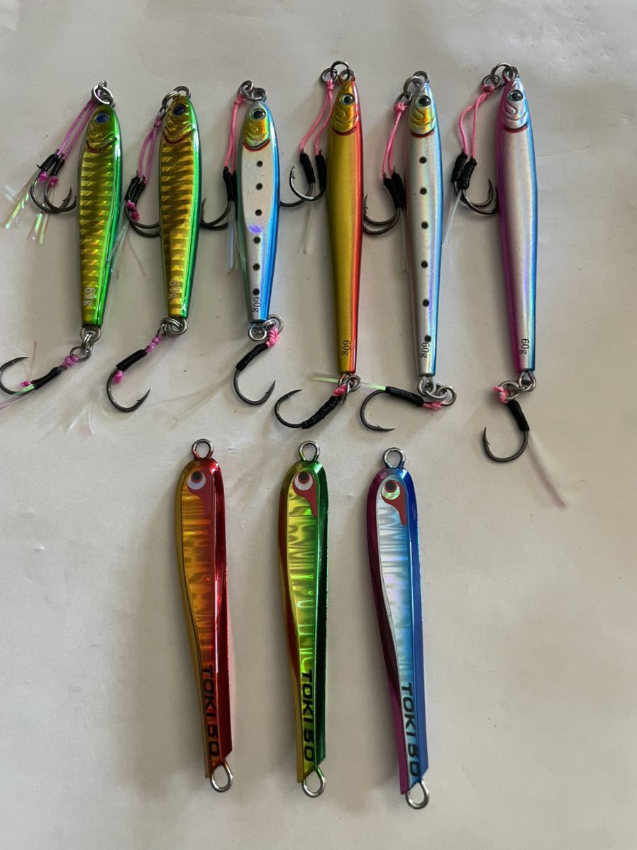 ダイワ　TGベイト　ポーズレス　トウキチロウ　などフック付きまとめセット 7点セット DAIWA ダイワ TGベイト 45g BOZLES ボーズレス TG