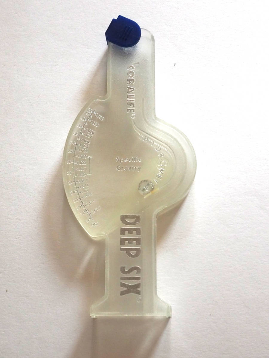 【傷や汚れあり】水槽メンテナンス用★Coralife Deep Six Hydrometer by Coralife ★比重計★旧型の落札情報