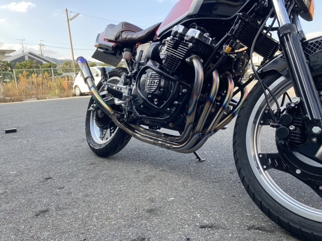 cbx400f サタケチタン SATAKE マフラー cbx400f サタケチタン SATAKE マフラー - メルカリ