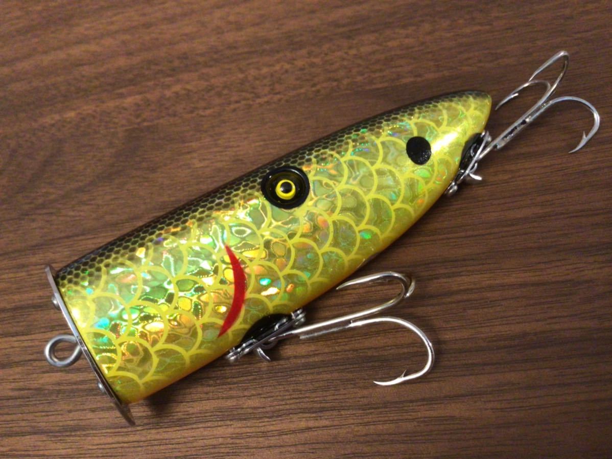 アカシブランド ササカマー ハンドメイド トップウォータールアー 未使用】Q☆超美品☆AKASHIBRAND アカシブランド ササカマー