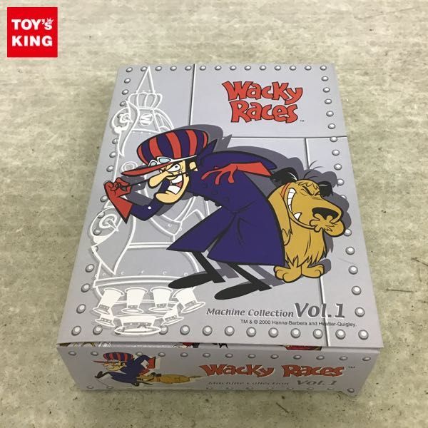【傷や汚れあり】1円～ 破損 KENSIN Wacky Races Machine Collection Vol.1(6台セット) チキチキ ...