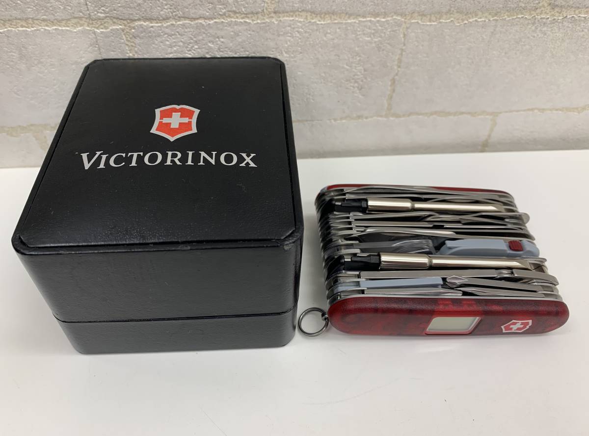 【目立った傷や汚れなし】1円～★良品/動作OK★VICTORINOX ビクトリノックス マルチツール 1.6795.XAVT スイスチャンプの
