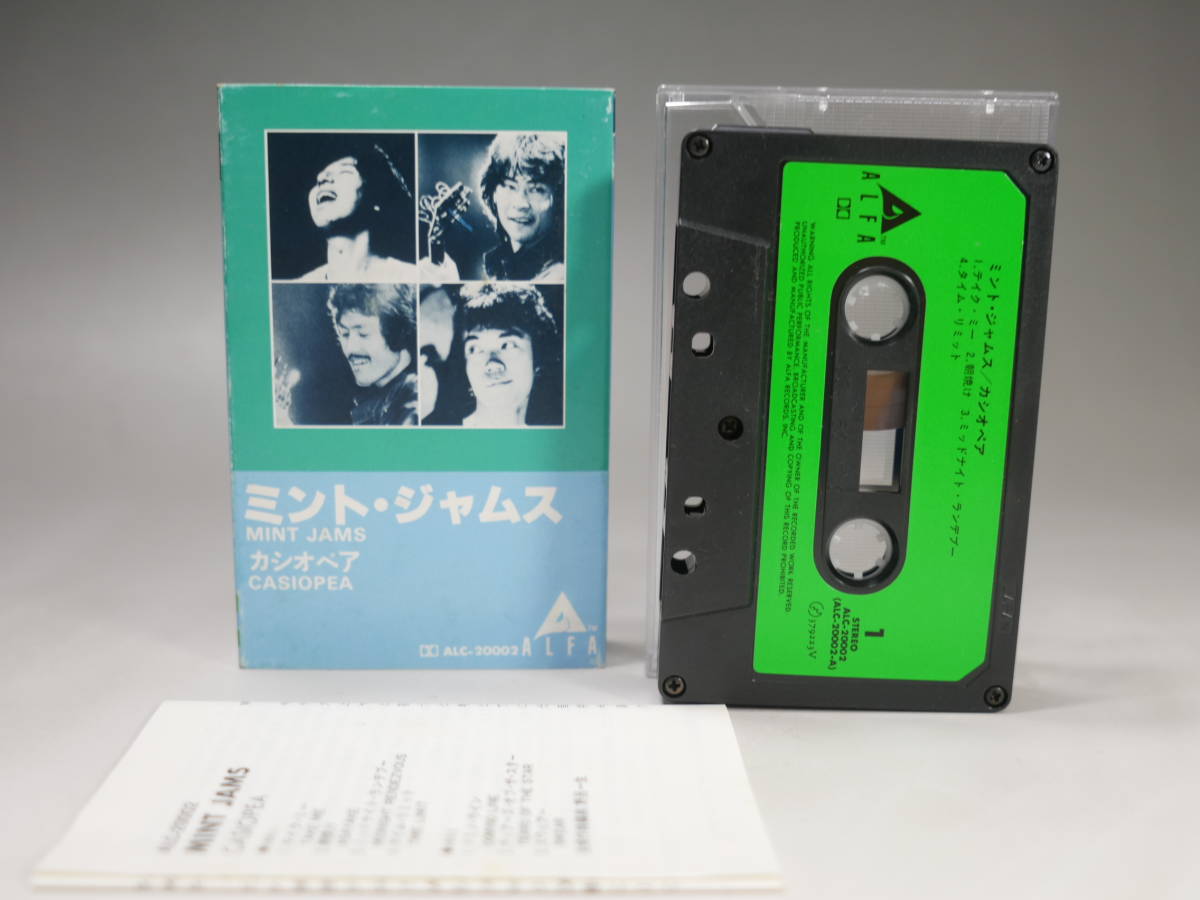 やや傷や汚れあり】◇CASIOPEA【MINT JAMS】カセットテープ ALC-20002