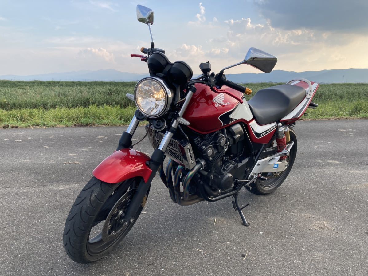 cb400sf.31前足（ホーネット17インチ化）