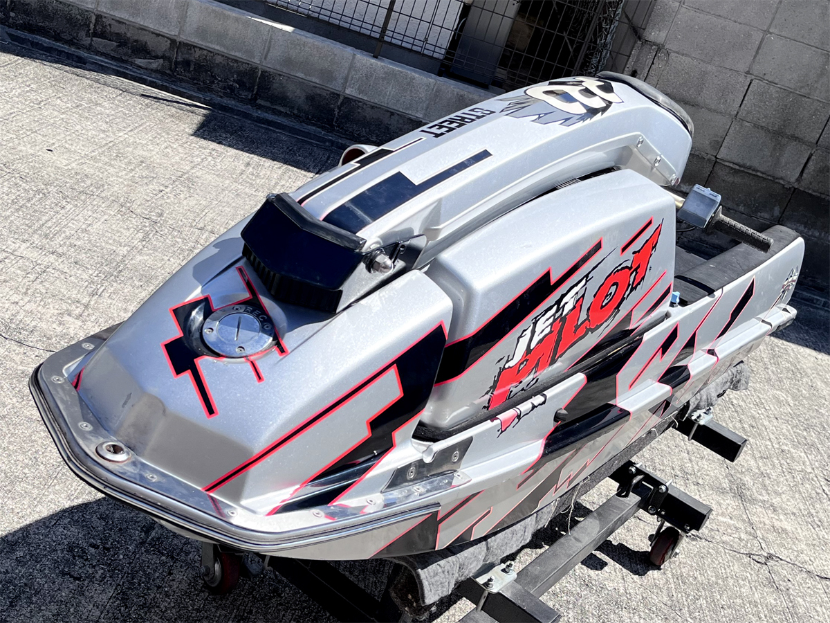 【傷や汚れあり】☆希少☆ KAWASAKI jet ski JS550 ジェットスキー PJS VIPER 7000 カワサキ シングル ...