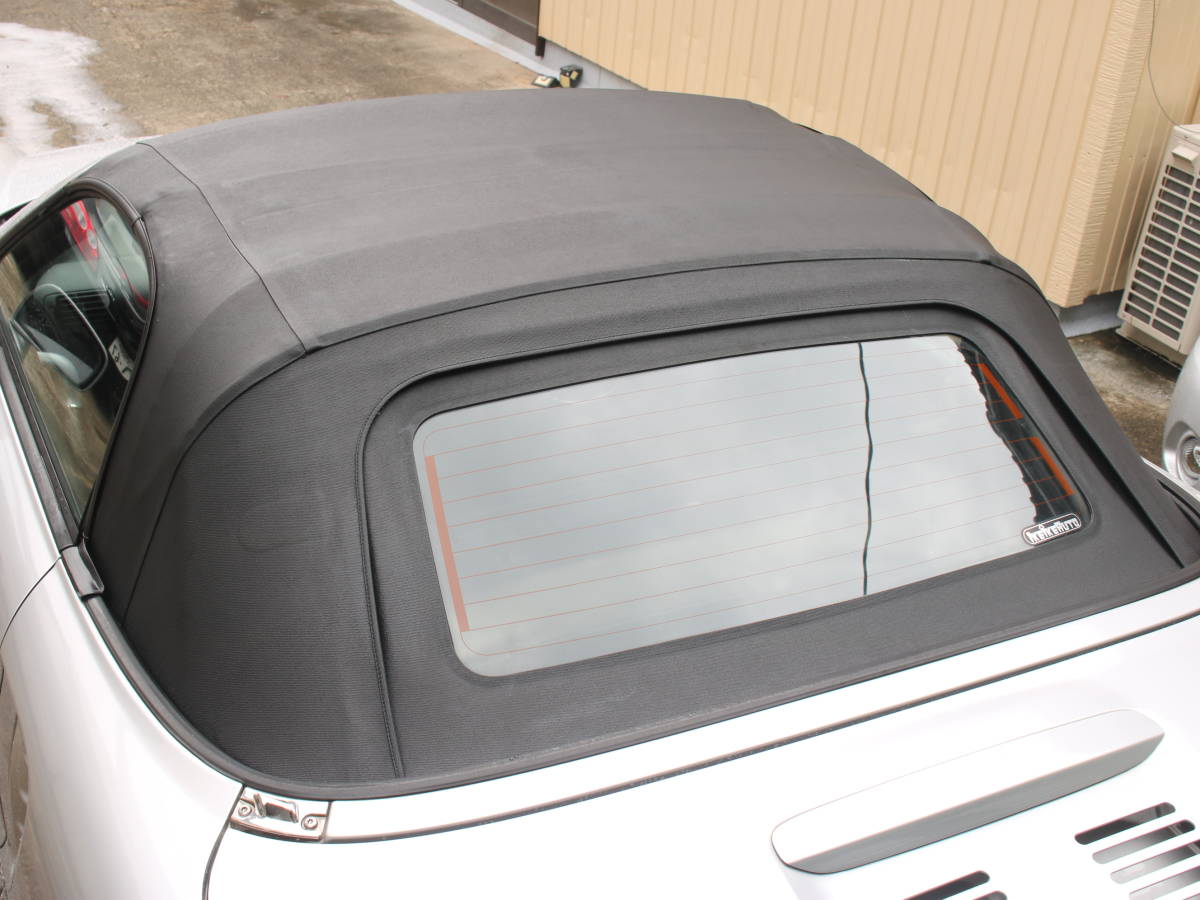 マツダ ユーノス ロードスター ソフトトップ レインレール付 ブラック 即納 ! 即決 ! マツダ ユーノス ロードスター レインレール＋幌 ソフト