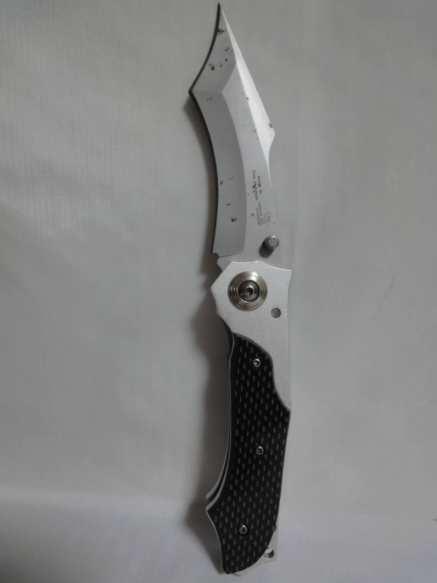 【やや傷や汚れあり】【1円スタート】希少 MASTER CUTLERY design by Tom Anderson ナイフ