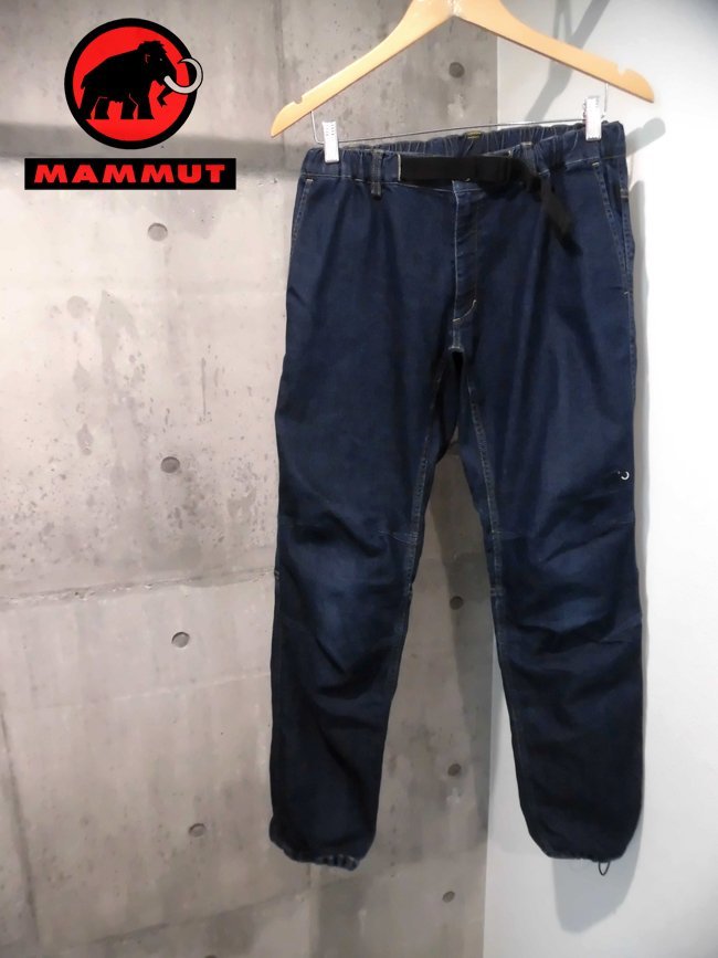 目立った傷や汚れなし】美品 MAMMUTマムートFREE FRIDAY Indigo Pants 