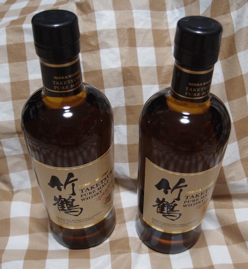 ニッカ 竹鶴ピュアモルト(黒ラベル) 700ml×2本 3-1202 ニッカ 竹鶴