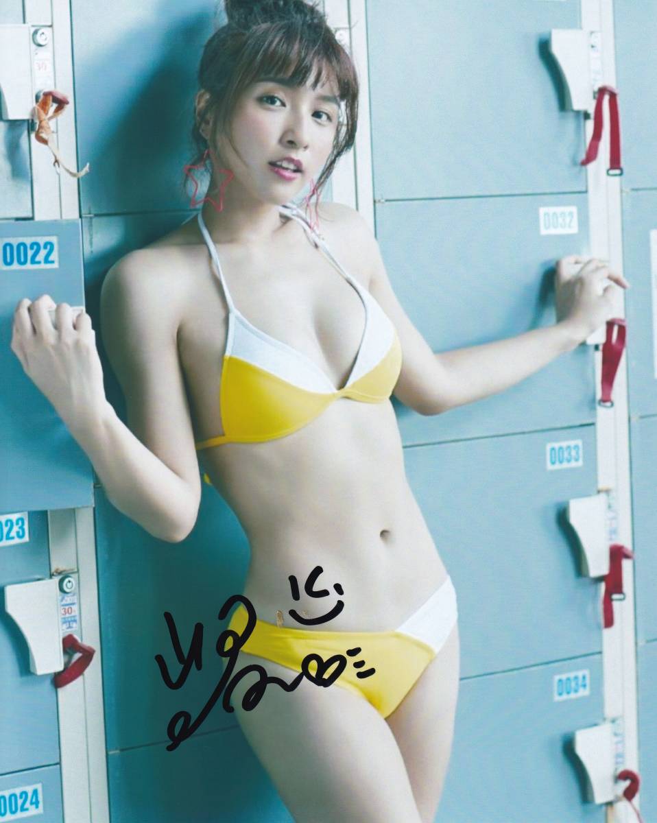2L判 サイズ127㎜×178㎜】チュンチュン☆直筆サイン入り写真☆台湾チア