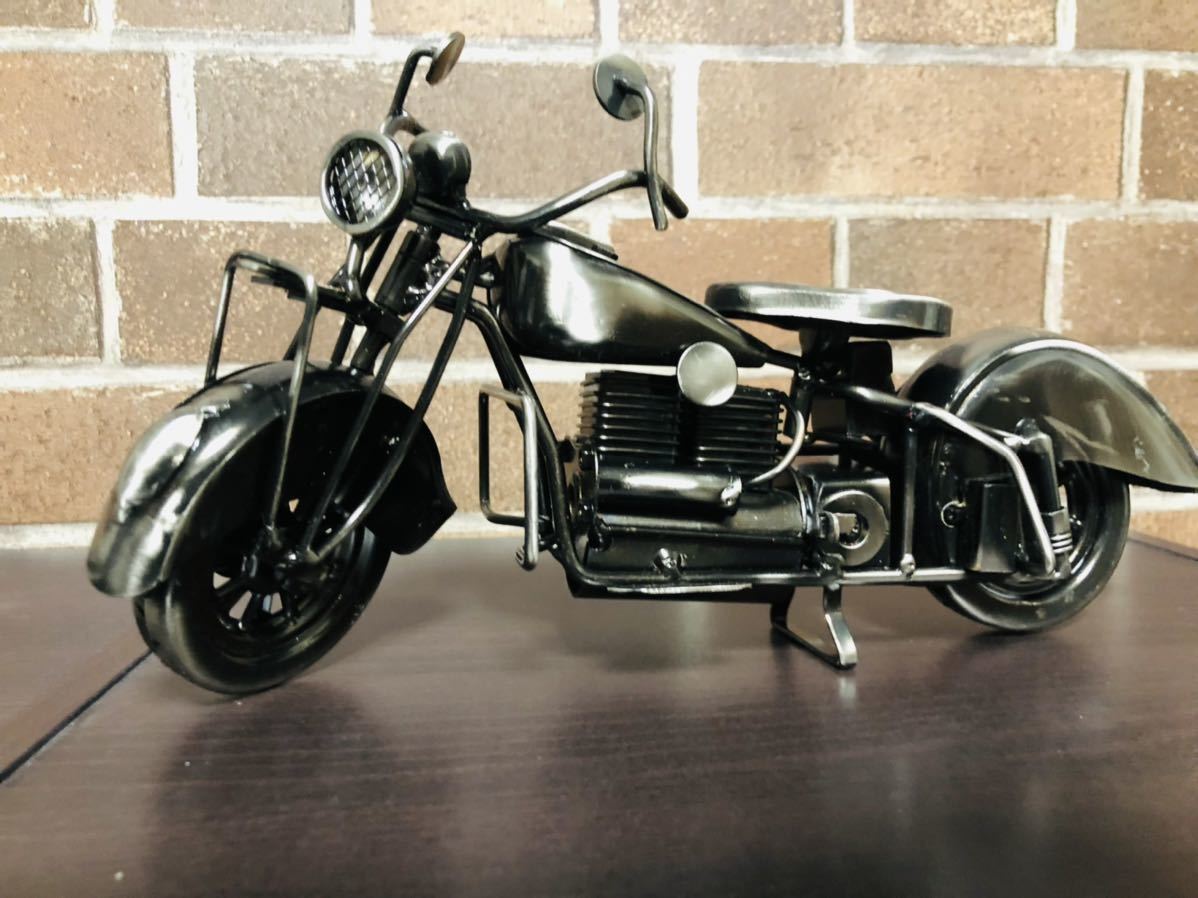 オートバイ　アート鉄３０年物　メタル素材 楽天市場】メタルクラフト バイク スチールバイク メタルバイク