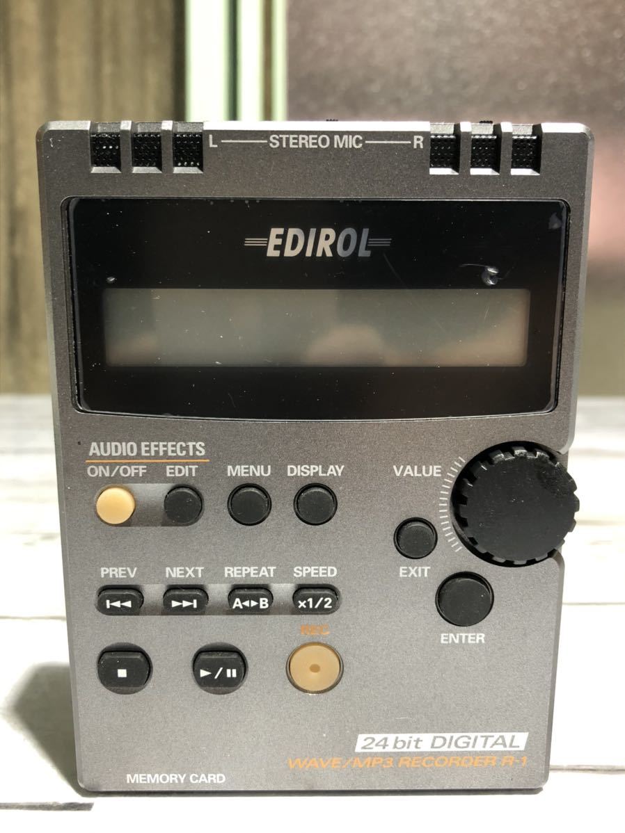 【やや傷や汚れあり】22T10-251:Roland EDIROL R-1 WAVE/MP3 Recorder 24bit DIGITAL ...