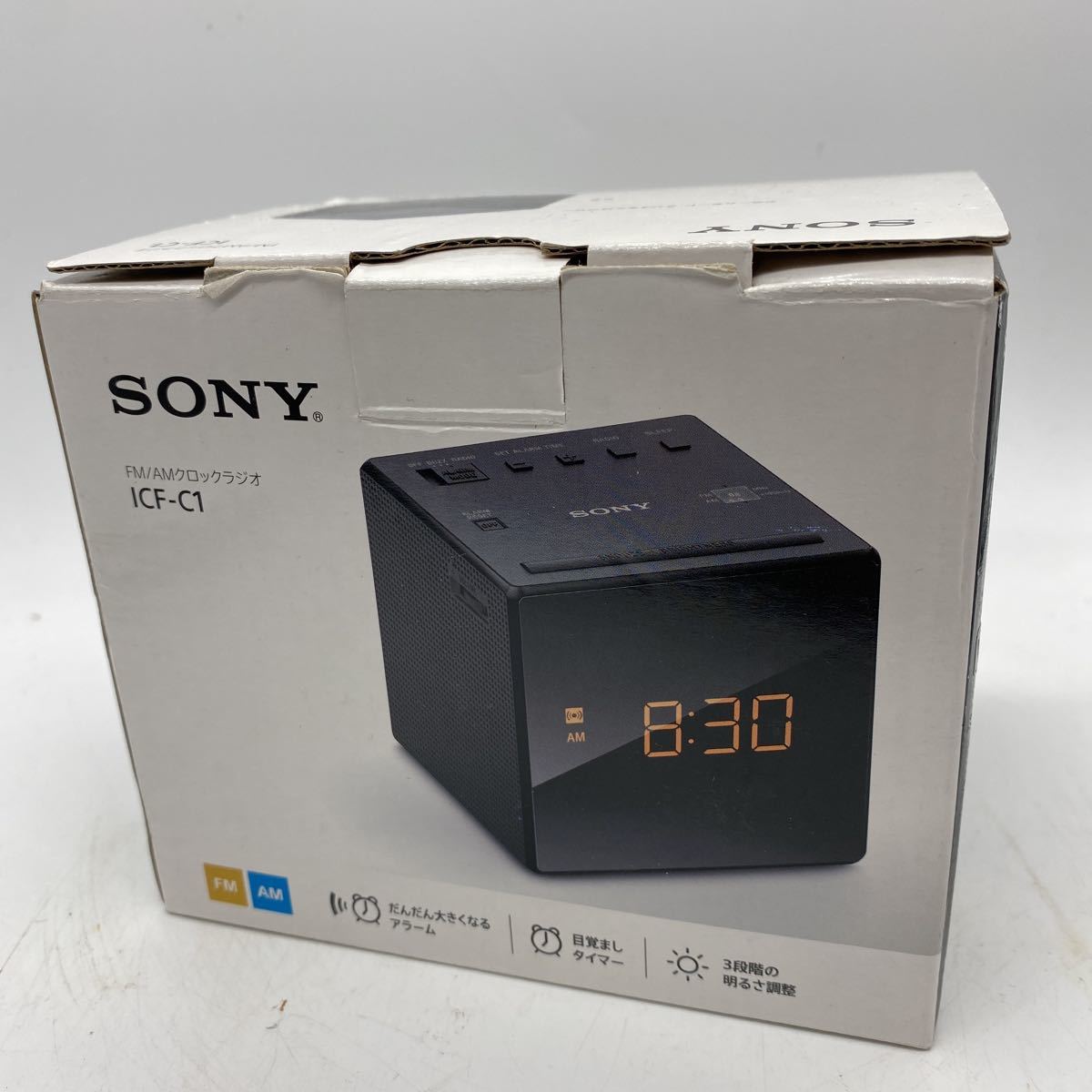 【やや傷や汚れあり】SONY ソニー ICFC1B アラーム時計 AM/FMラジオ付き ブラック 中古品の落札情報詳細 ヤフオク落札価格