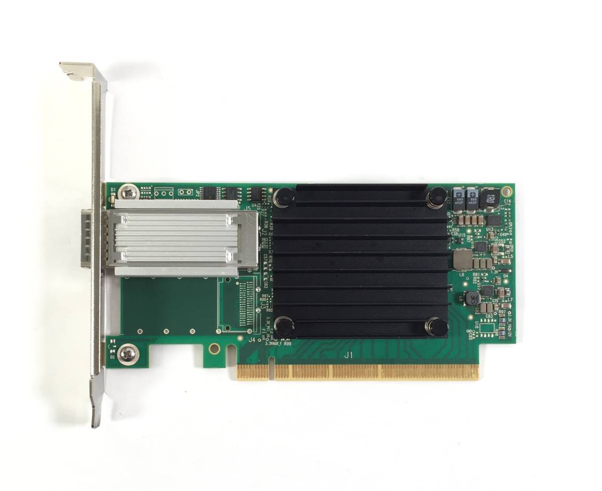 MCX455A-ECAT-LOW P - Refurbished - Mellanox Connectx-4 Vpi Edr 100gb/S Ib / 100GBE Single Port PCI-E 3.0 X16 QSFP28 Network Adapter ( Nvidia ) - CX455A 100gb/S Ethernet 1-Port / 100GB Enhanced