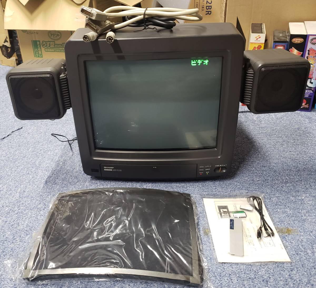 SHARP CZ-601D ブラック ディスプレイモニター X68000用 SHARPモニター CZ-601D