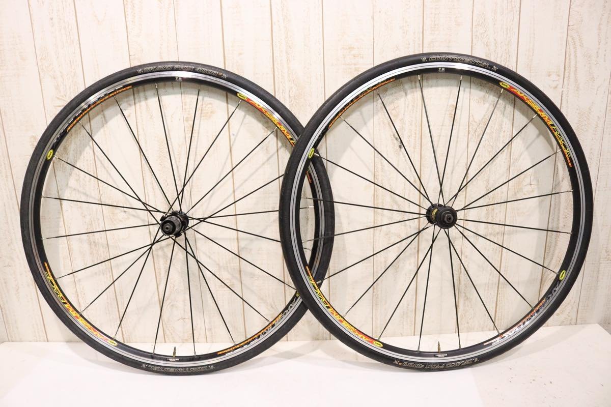 希少！ マビック アクシウム シルバー MAVIC AKSIUM