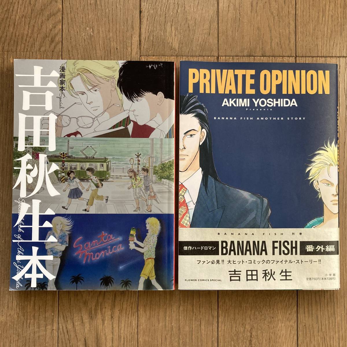 【目立った傷や汚れなし】【全初版】吉田秋生本 漫画家本Special PRIVATE OPINION BANANA FISH 番外編 プライベートオピニオン バナナフィッシュ 吉田秋生 送料
