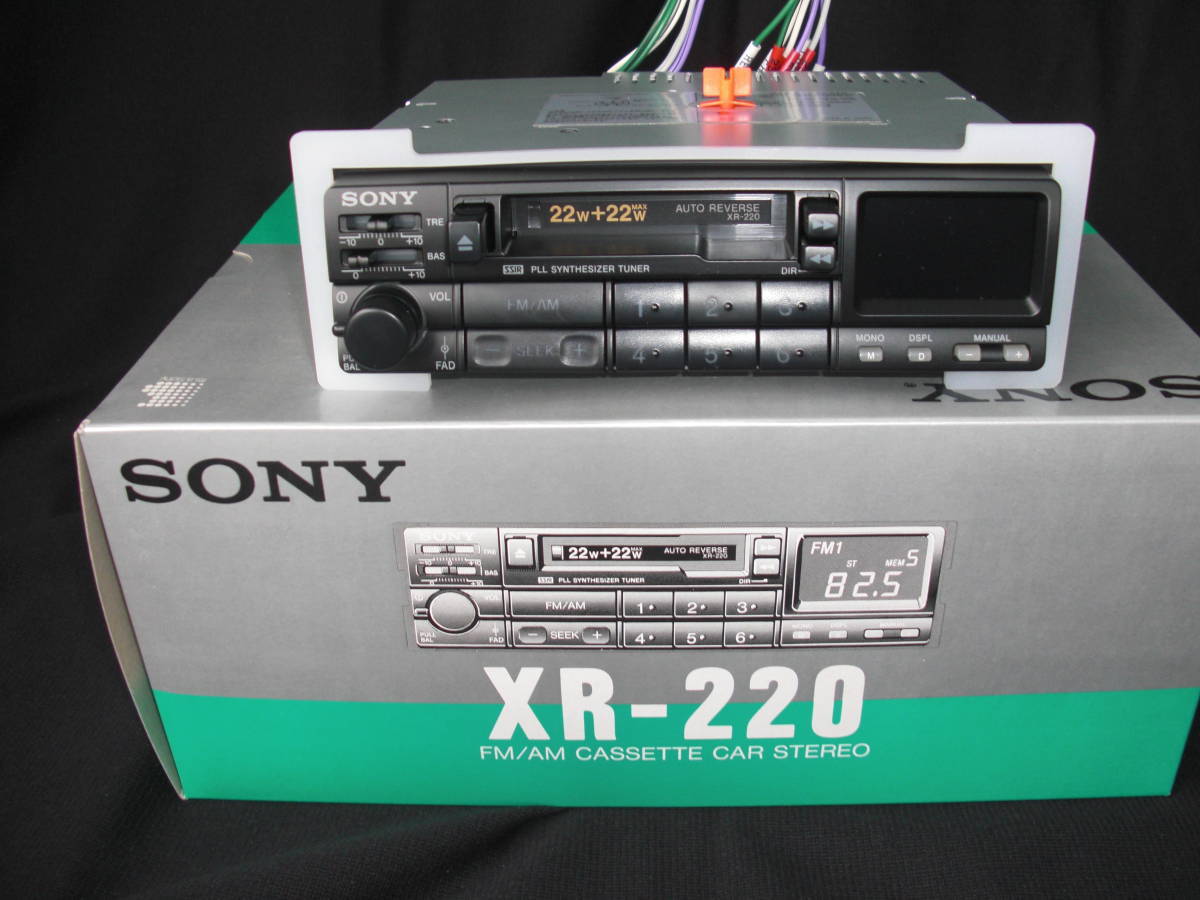 【未使用】SONY ソニー 新品 FM/AM カセットデッキ カセットテープ カーステレオ XR220の落札情報詳細 ヤフオク落札価格