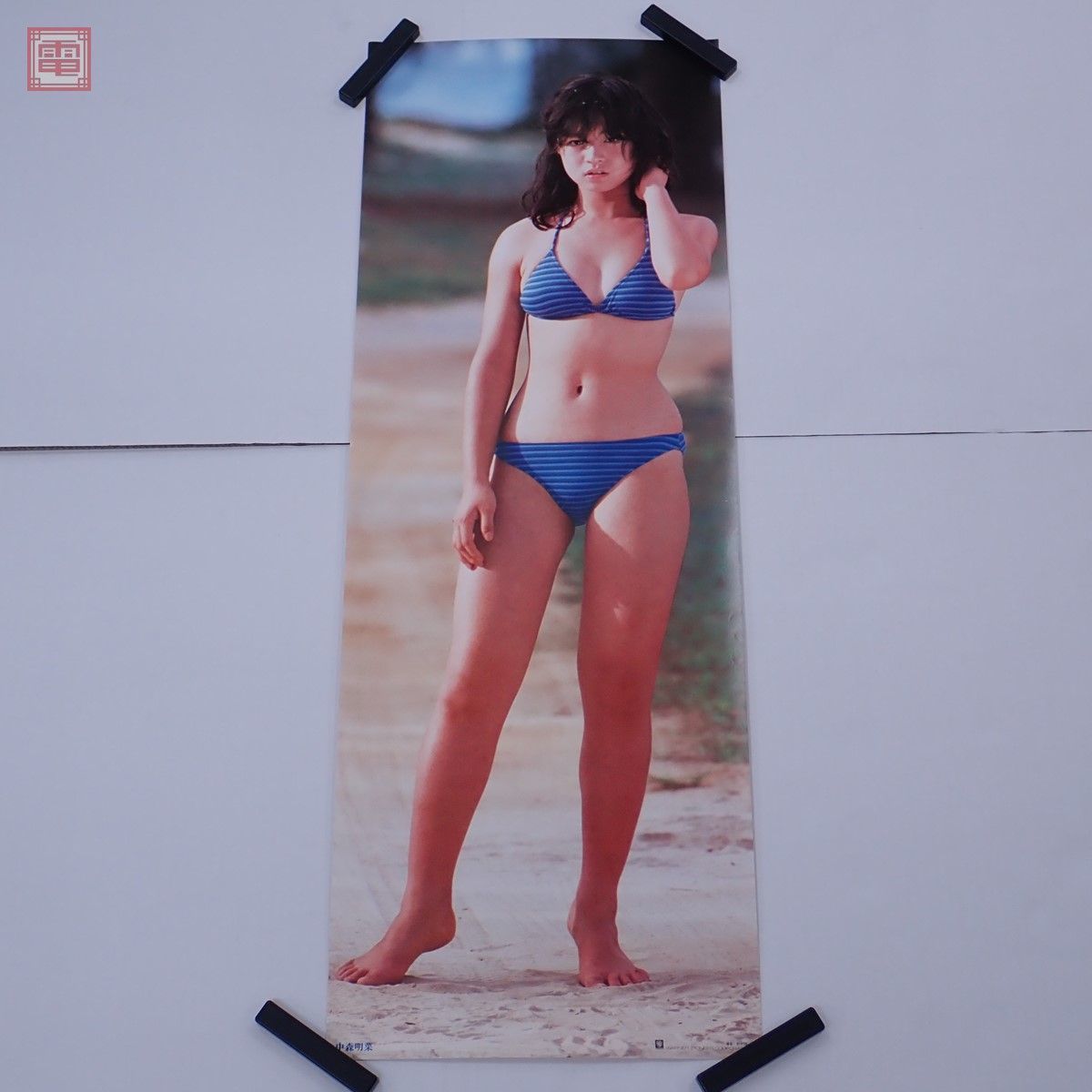 y61【中森明菜/水着ポスター】「プロローグ」予約特典/ビキニ 中森明菜