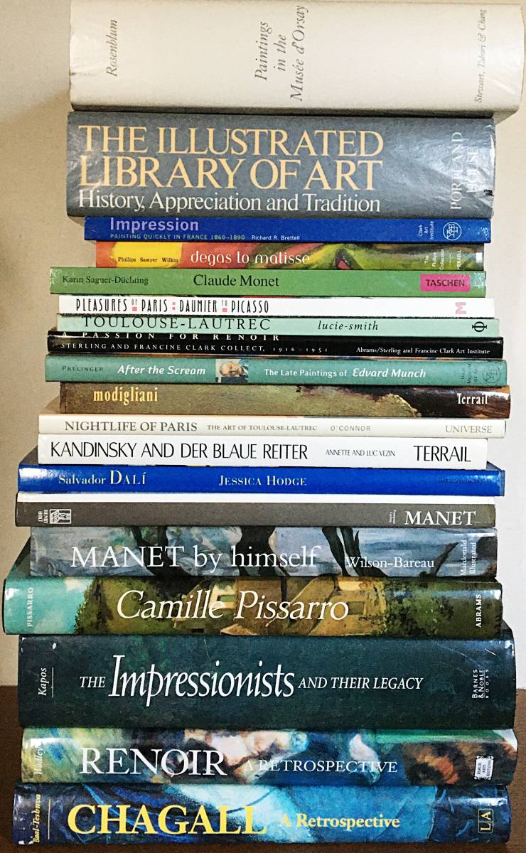 世界美術全集　印象派　画集　まとめ売り　15冊セット 名画集「千趣会 世界美術全集 印象派の画家たち」1〜15 ※バラ売