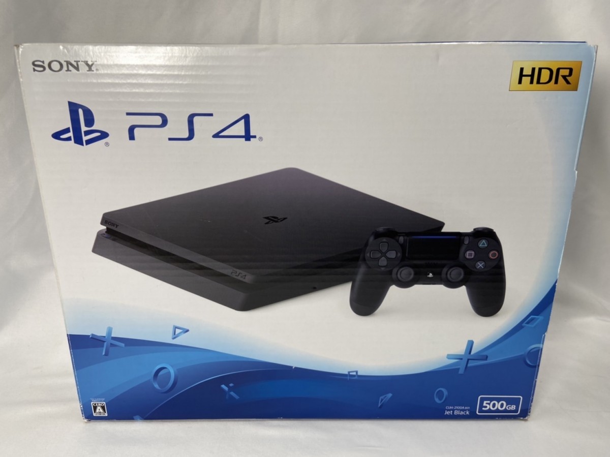 【傷や汚れあり】1円～PS4 本体 Play Station プレイステーション4 CUH2100A B01 ジェット ブラック 500GB
