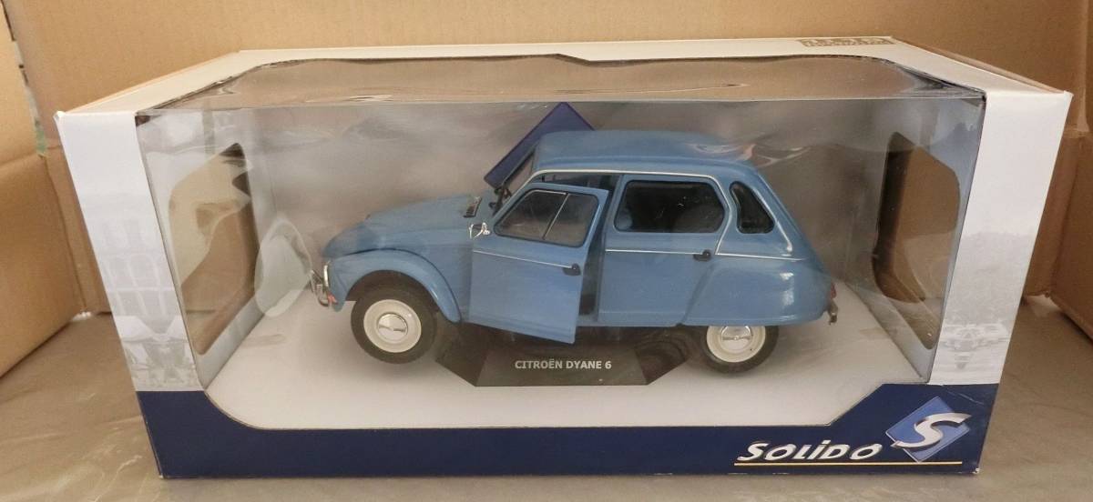 VEHICULE 1/43 CITROEN 2 CV BAOUM - SOLIDO 2CV
