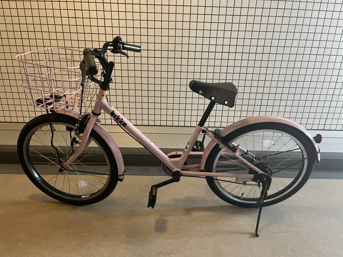 ブリヂストン　ビッケj BKJ222 22インチ　子供用　オールドローズ Amazon | ブリヂストン 子供自転車 2022年 ビッケ j