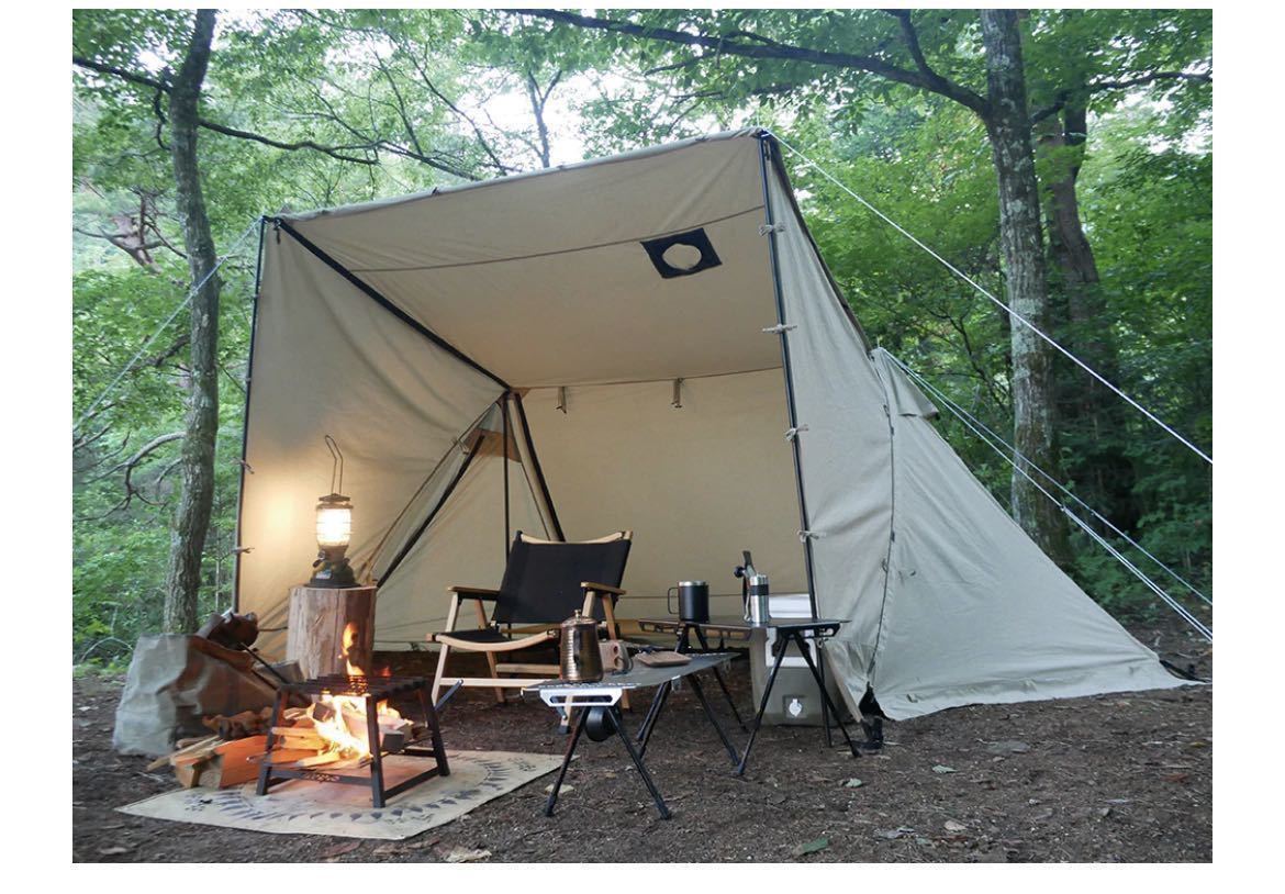 FUTURE FOX パップテント・前幕・グランドシート セット アイボリー系